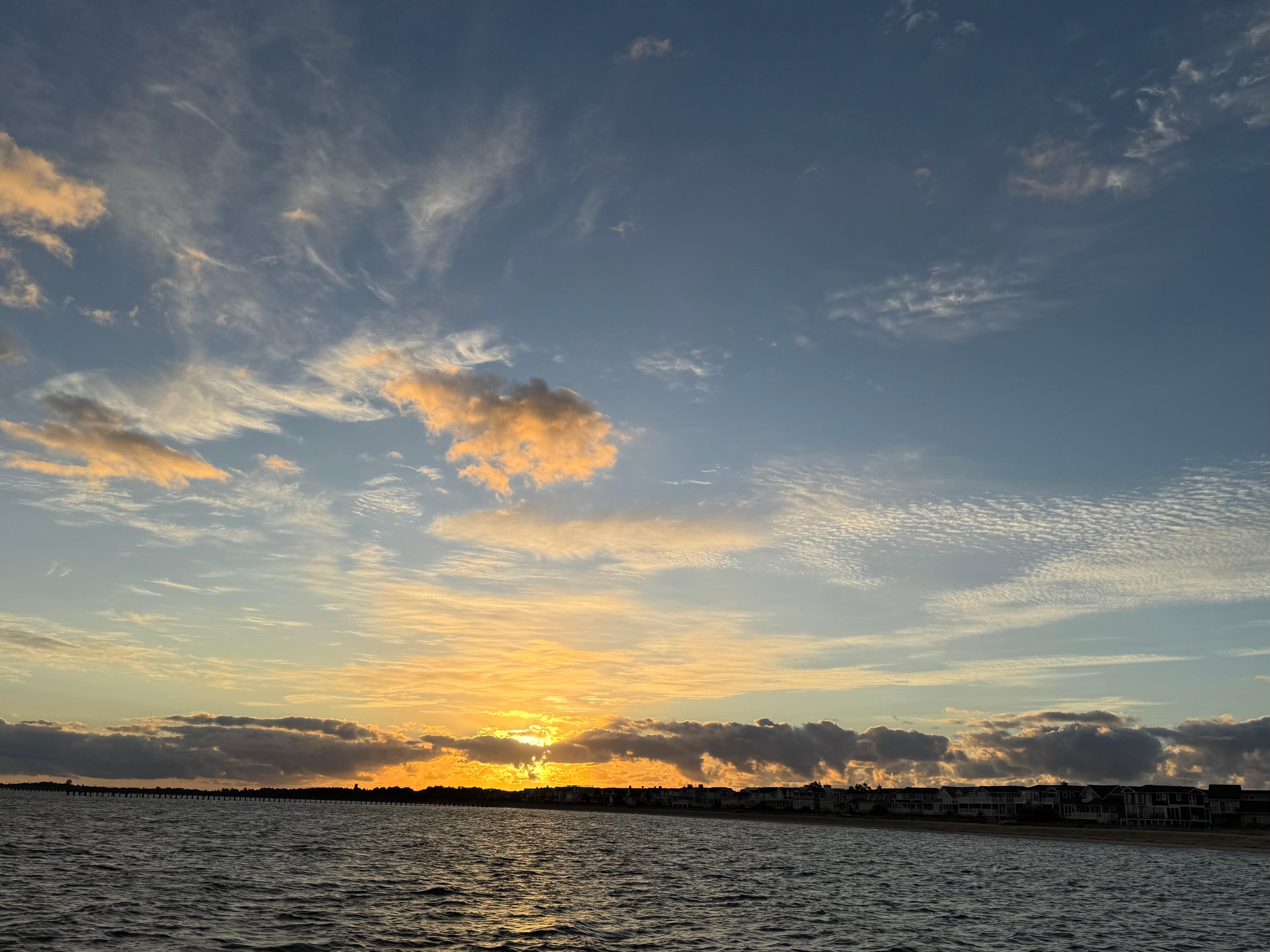 Sunrise from Port Lewes jetty