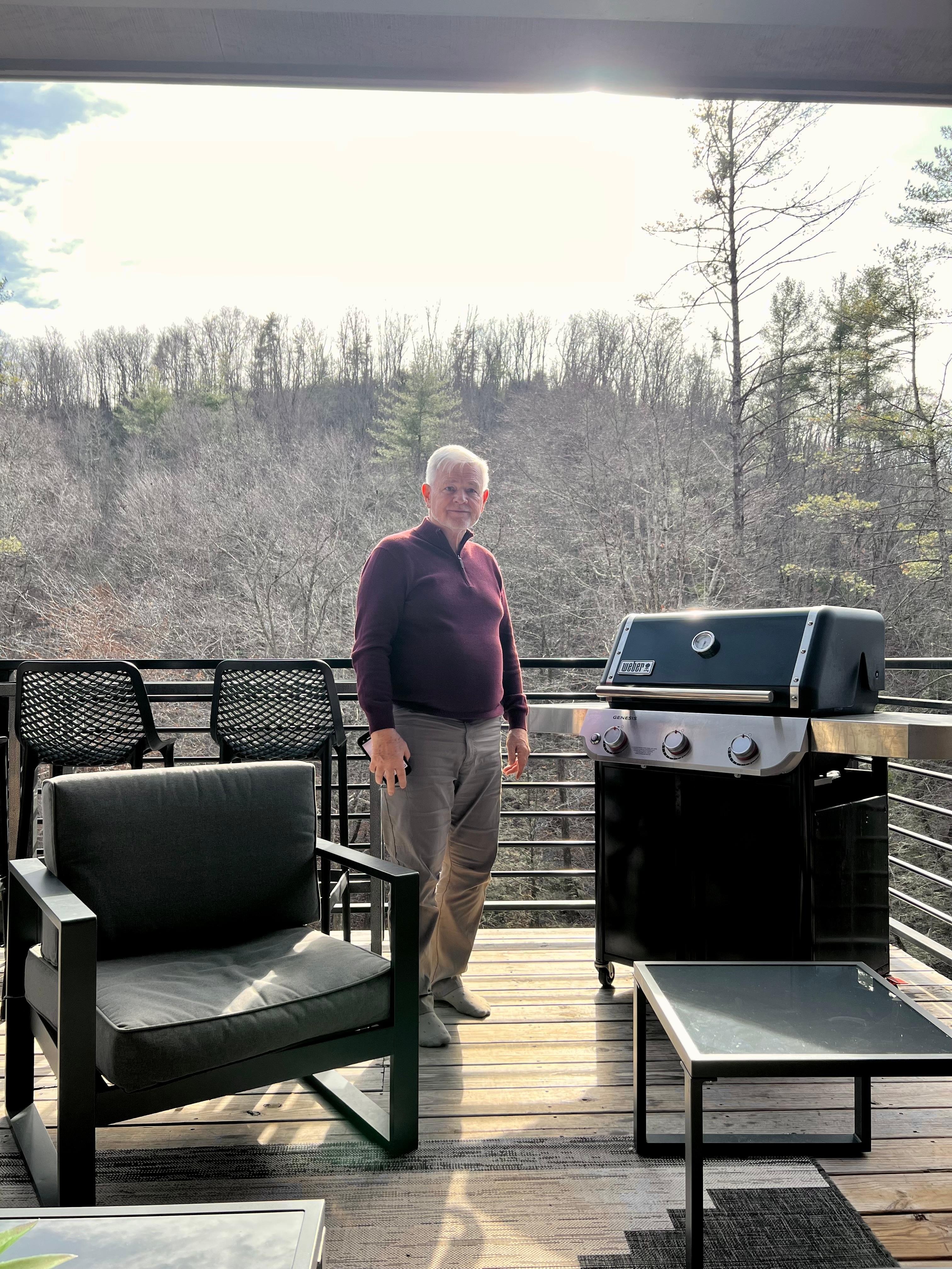 Another gorgeous deck—this one also has a grill