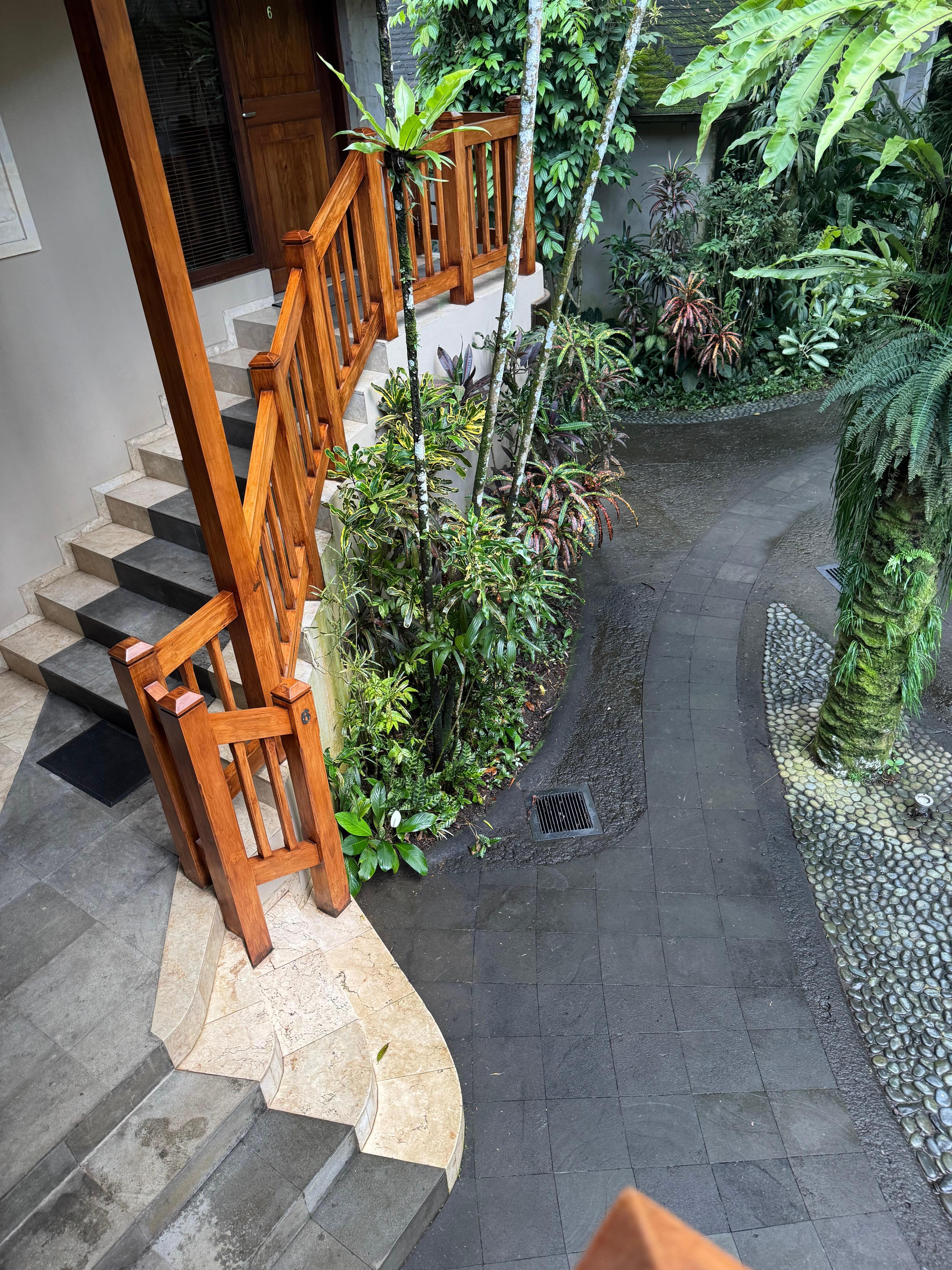 stairway to the lodge room