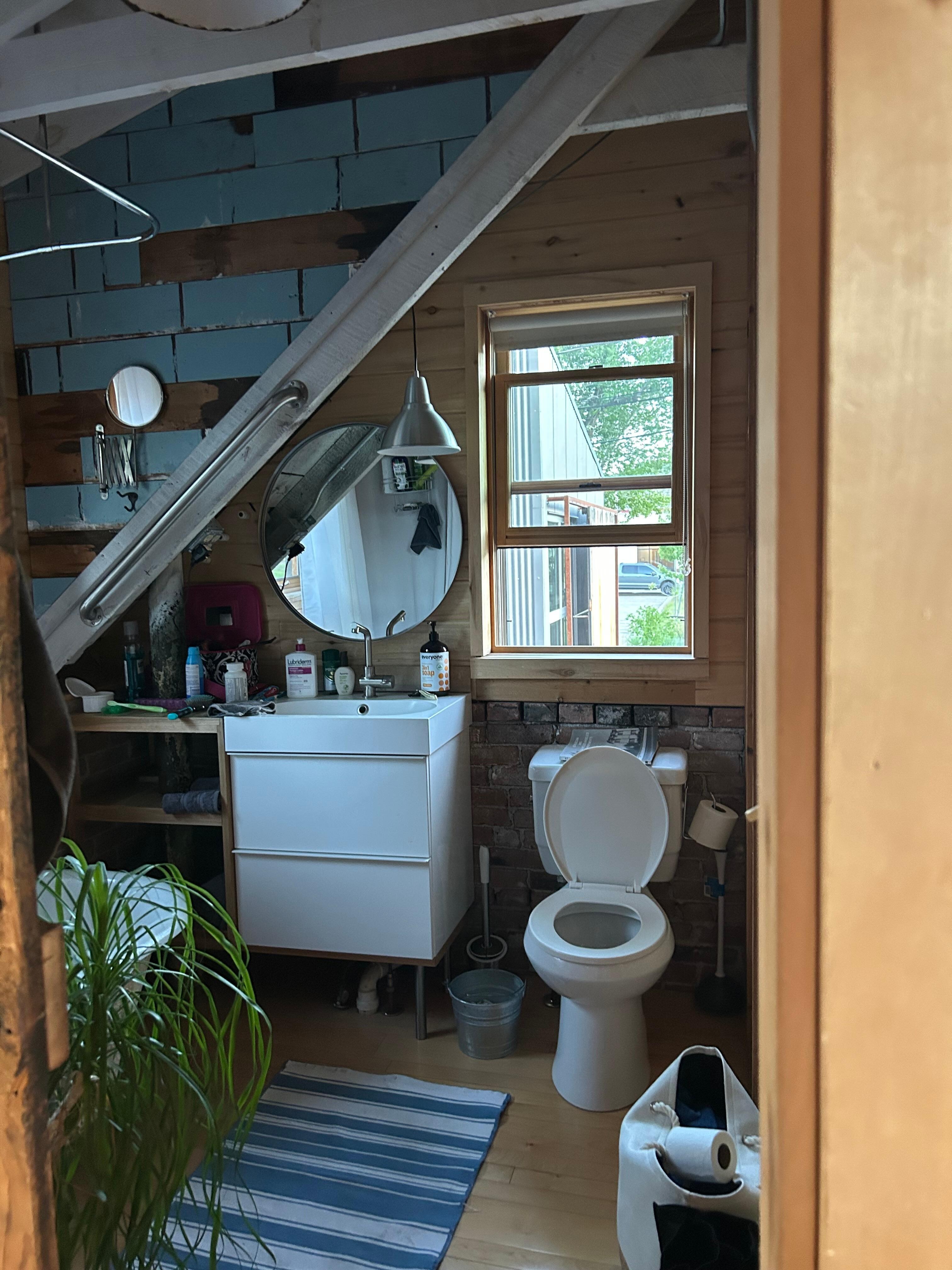 Bathroom (great shower for tall people!)