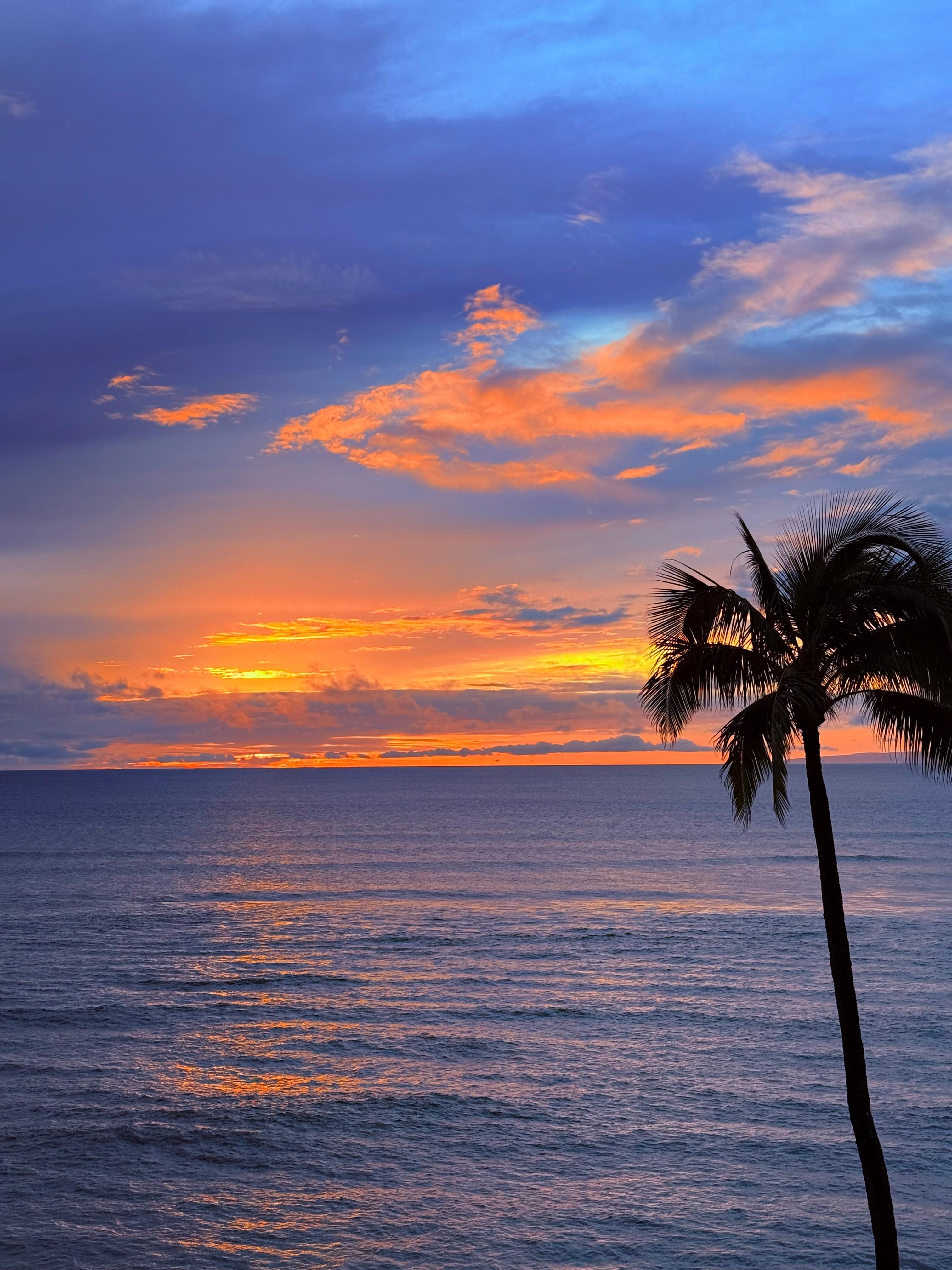 Sunset from the balcony