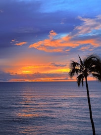 Sunset from the balcony