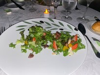 Romantic dinner first course