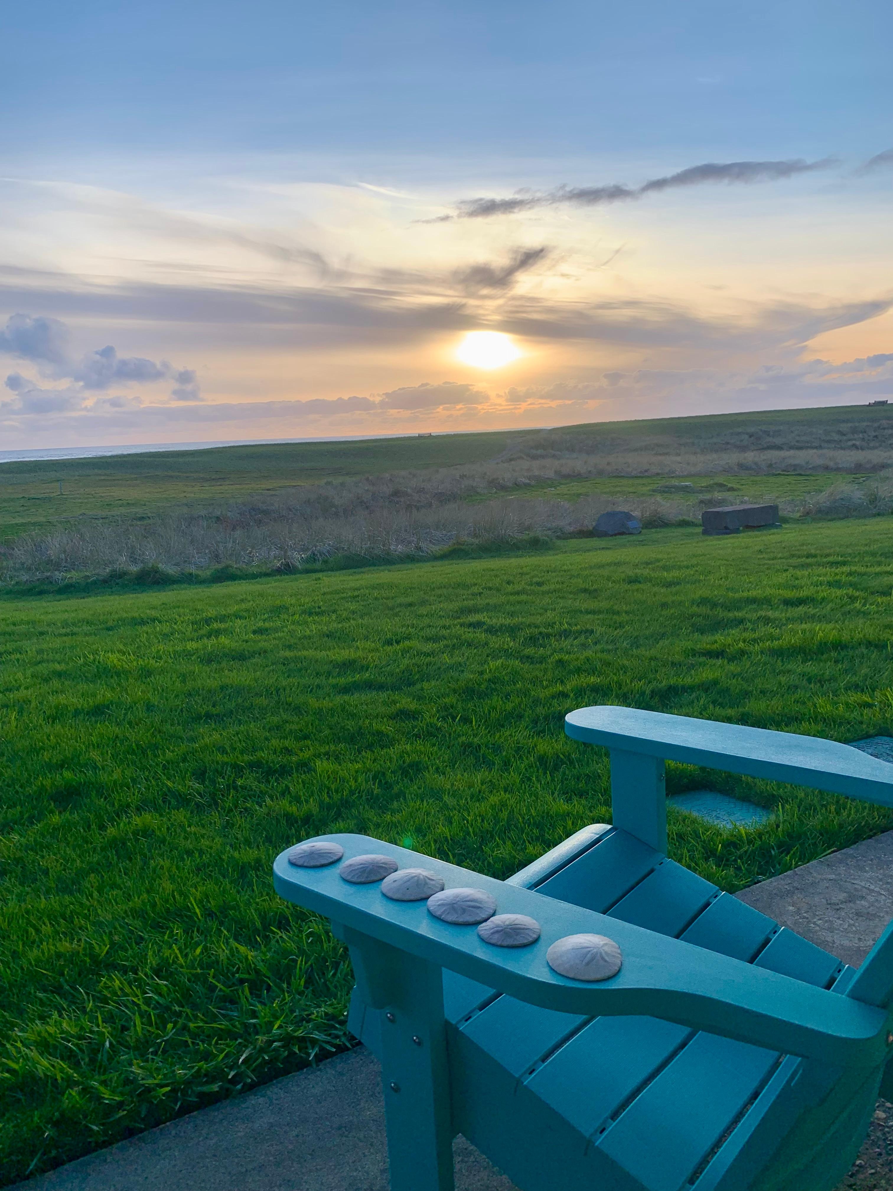 Sunset from the patio