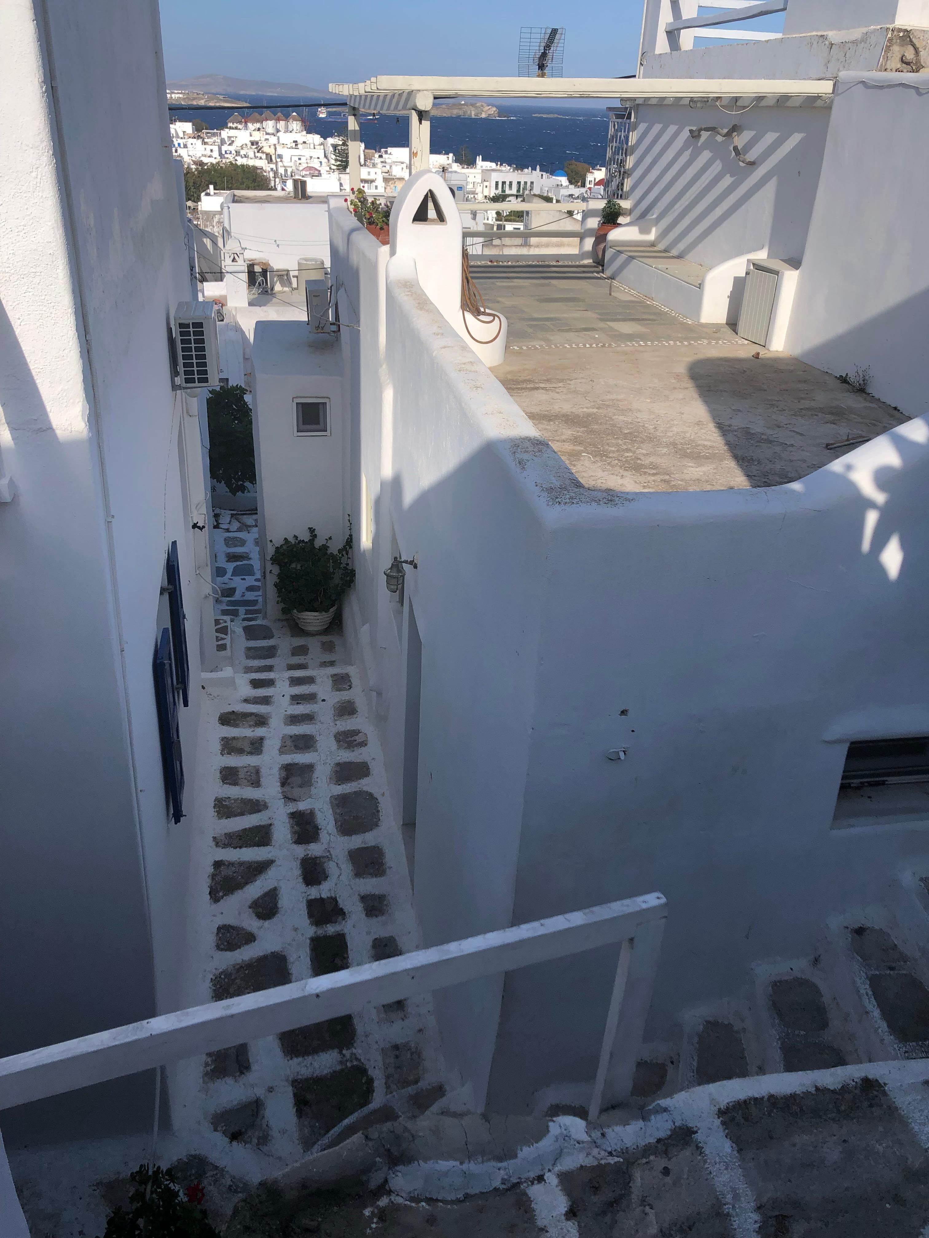 My shortcut from my apartment to the street. Very convenient to meet your taxi.
