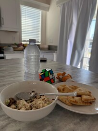 Afternoon snack at the property