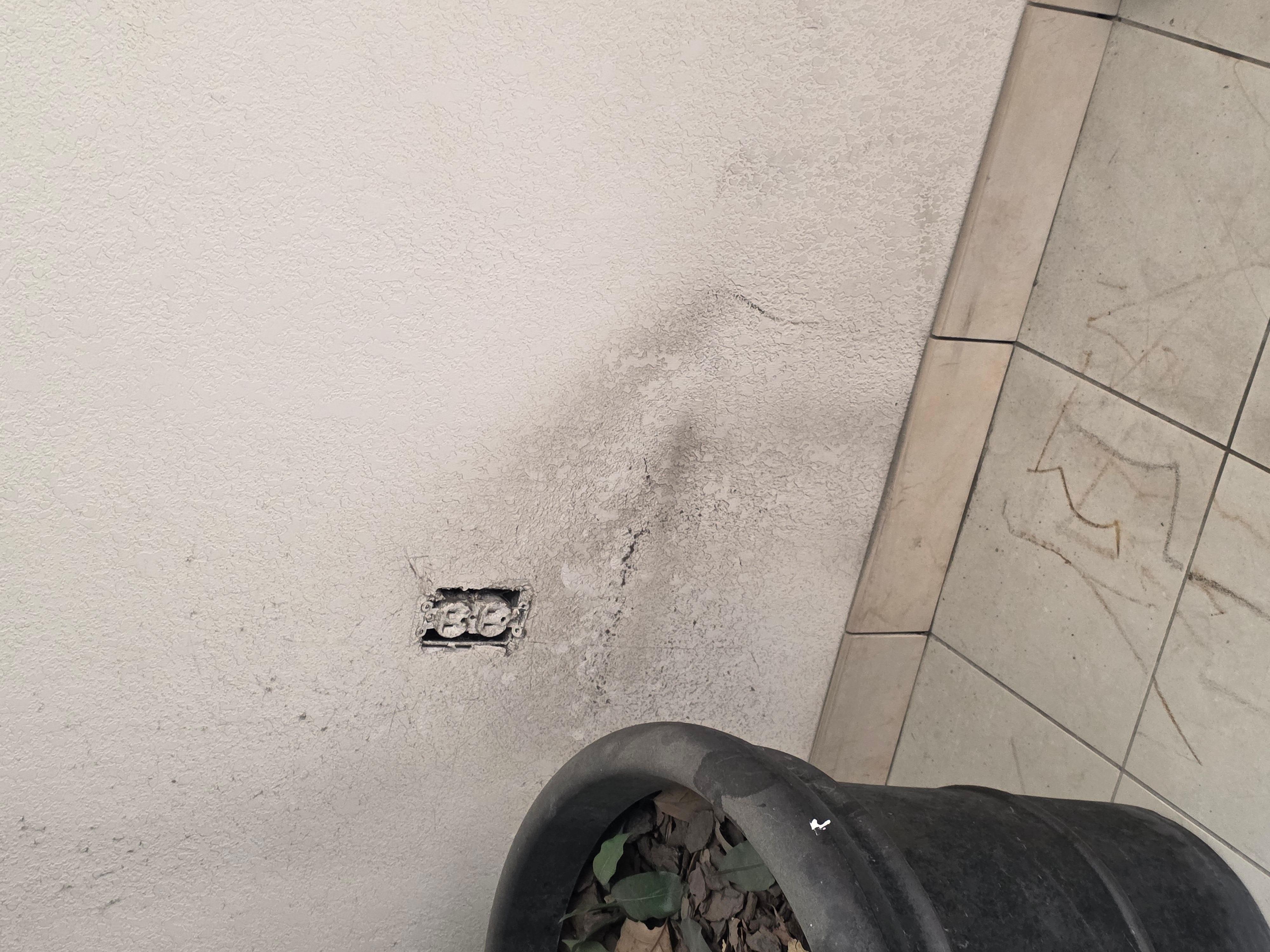 Dirty disgusting entryway 