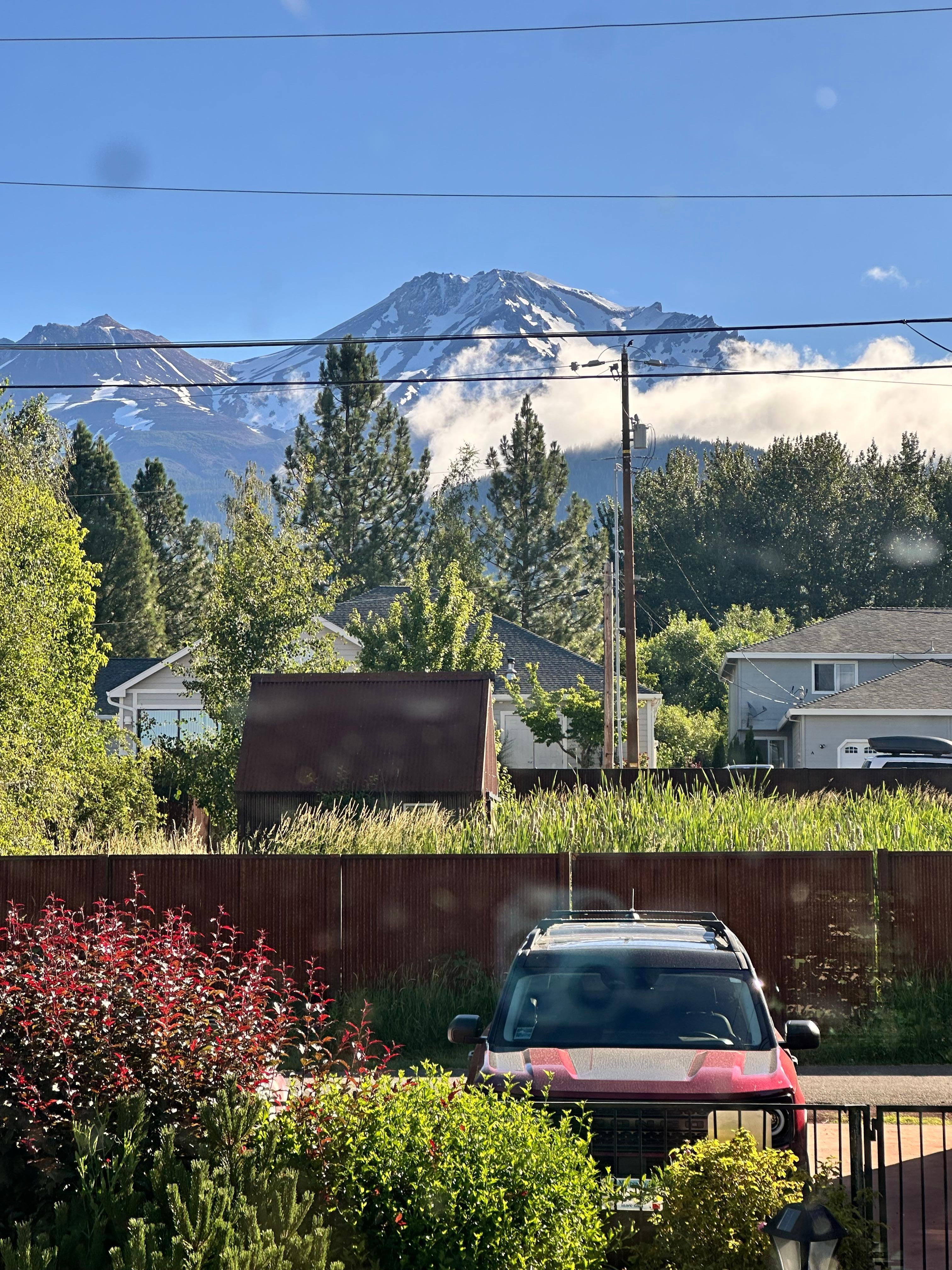 From the kitchen window