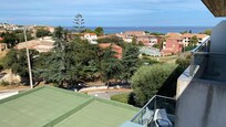 Blick vom Balkon