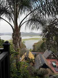 View of the lake.