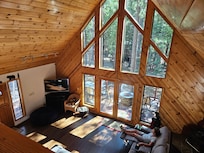 View of living room from upstairs
