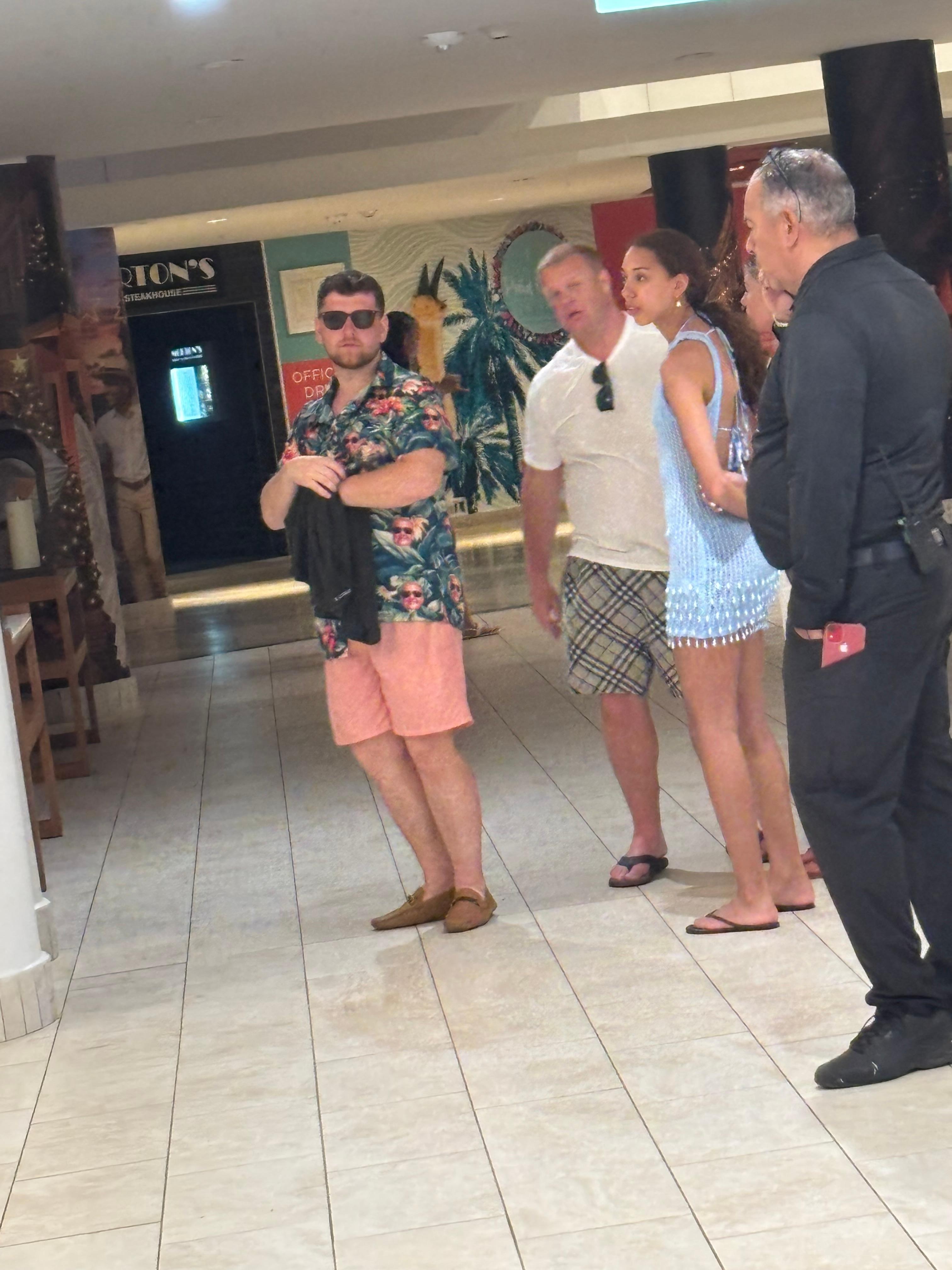 The men & women involved as well as security officer. 