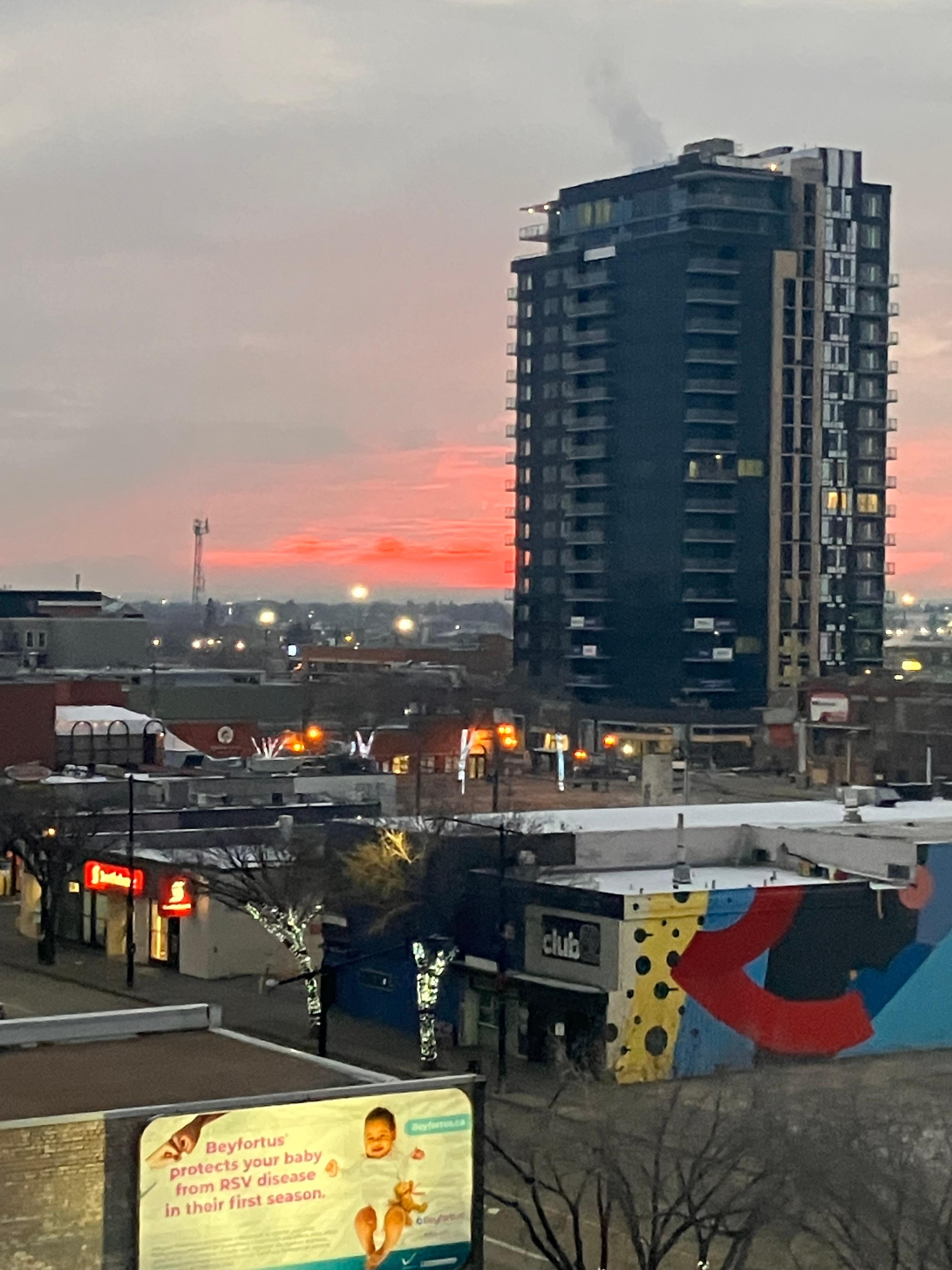 Sunrise from 6th floor