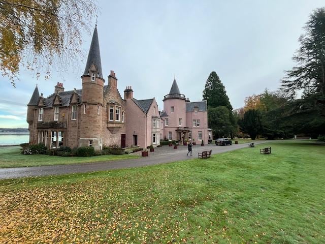 View from the parking area