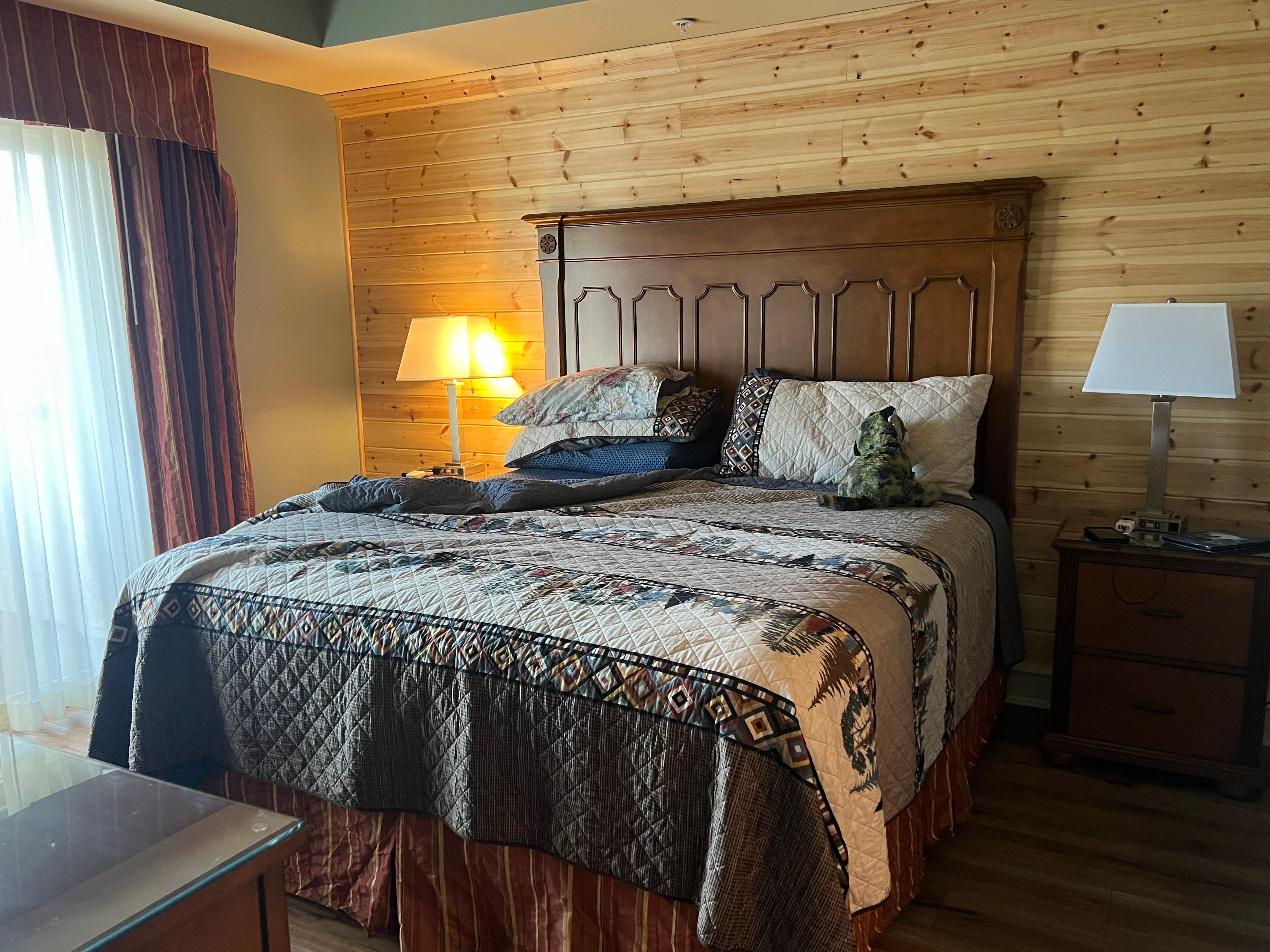 The softest king size bed ever, with luxurious sheets