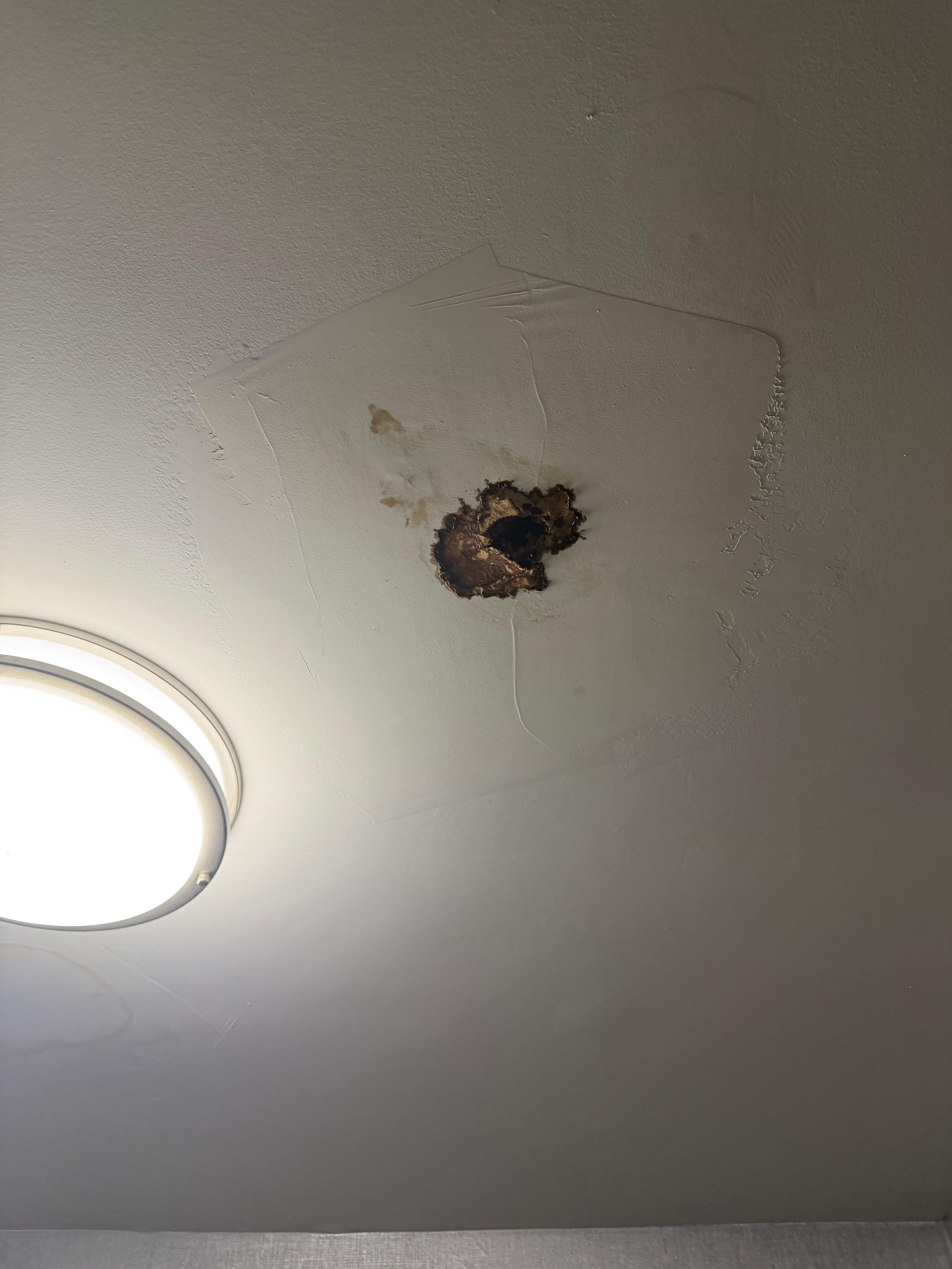 Hole in the ceiling 