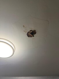 Hole in the ceiling