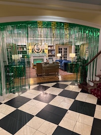 On the last day of our stay, they were getting decked out for St Patrick’s day.