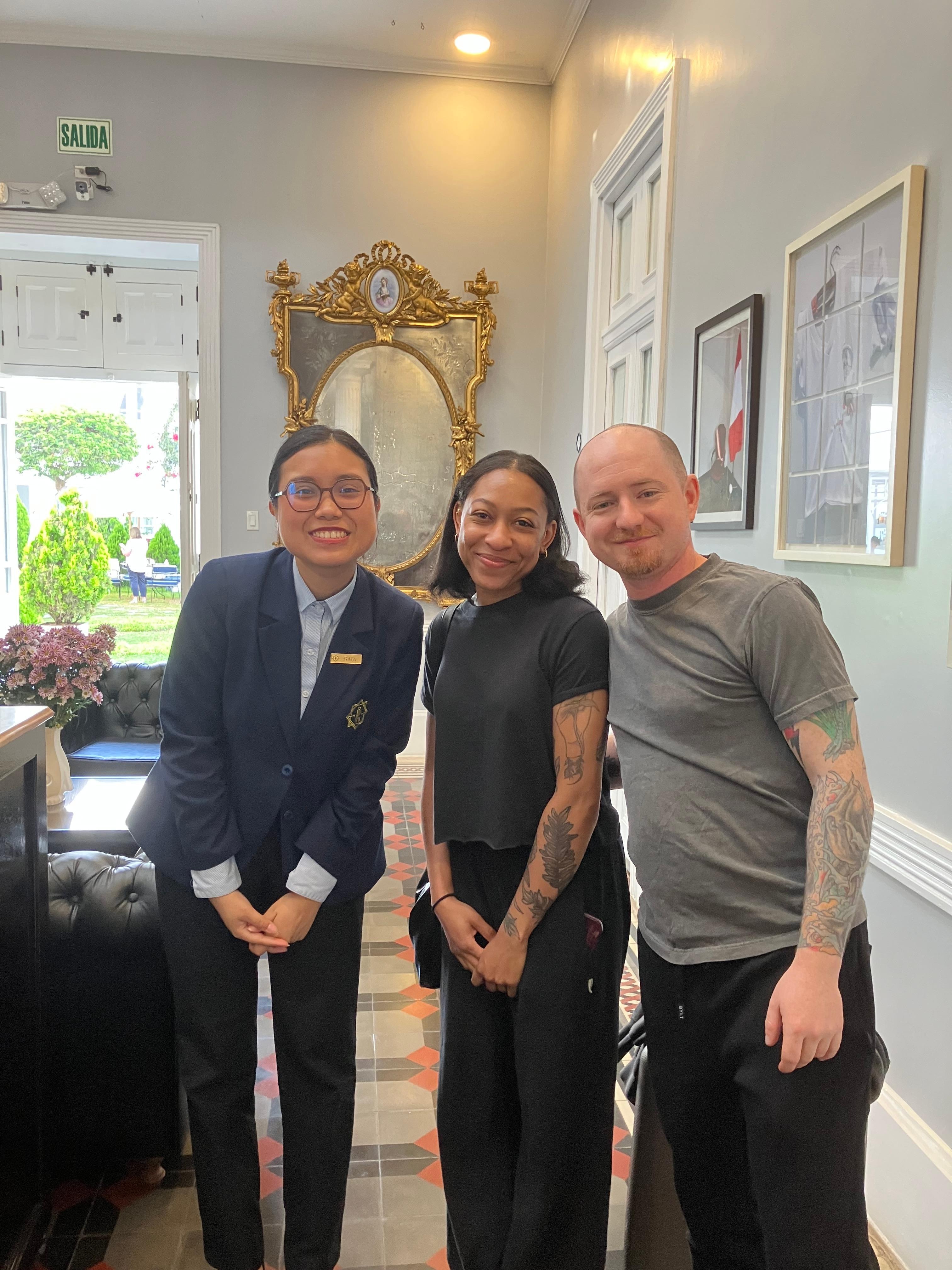 Our wonderful Gaia who helped us sooooo much and really cared.