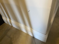 Scuffs on wall