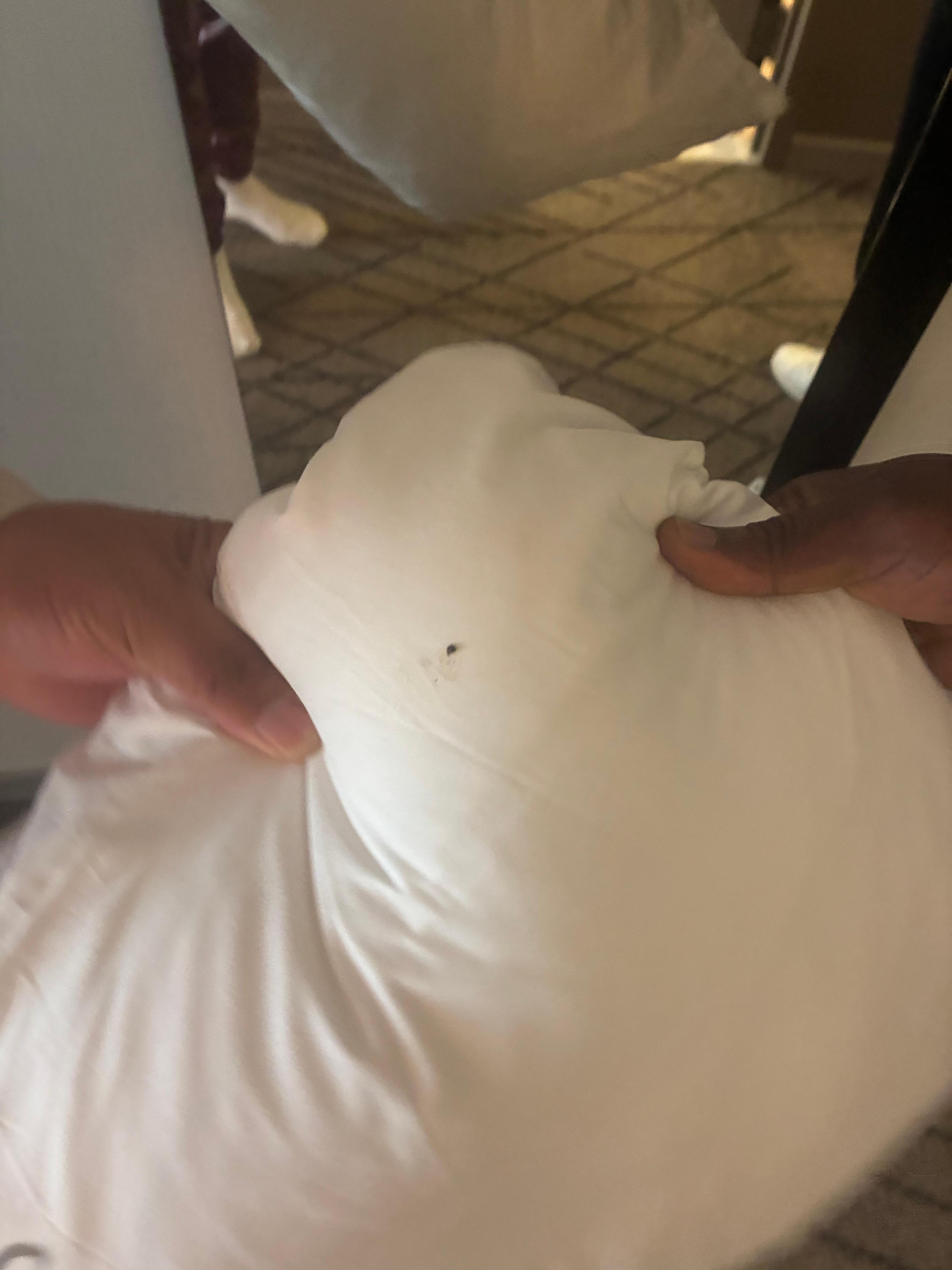 The hotel manager and housekeeping staff argued me that that was a piece of trash and kicked me out of the hotel 