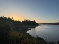 View from yard/hot tub area.