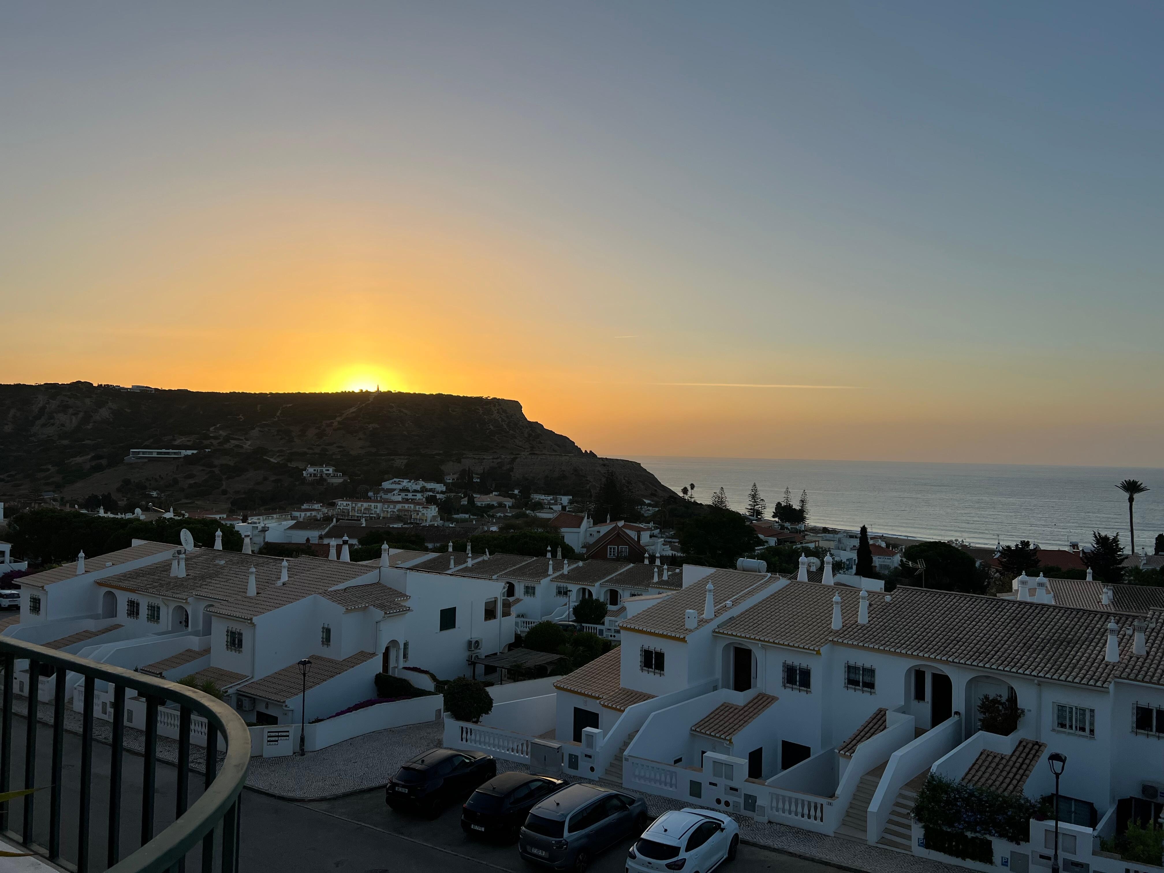 Sunrise from the balcony! 