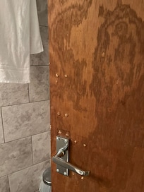 Bathroom door