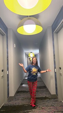 Nice lighting in the hallways