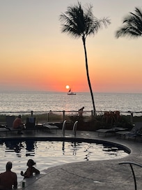 Sunset from Kona reef condo