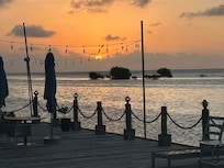 Sunset off the pier