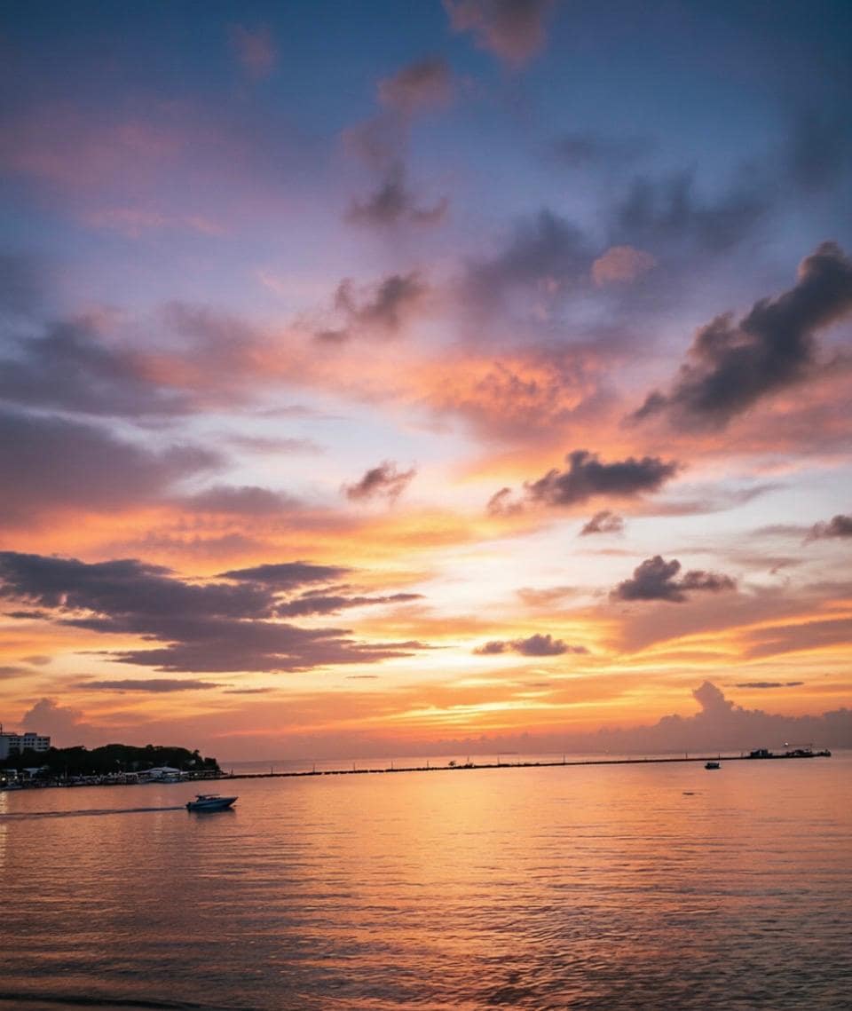 酒店後面走到底部的觀海區拍攝的