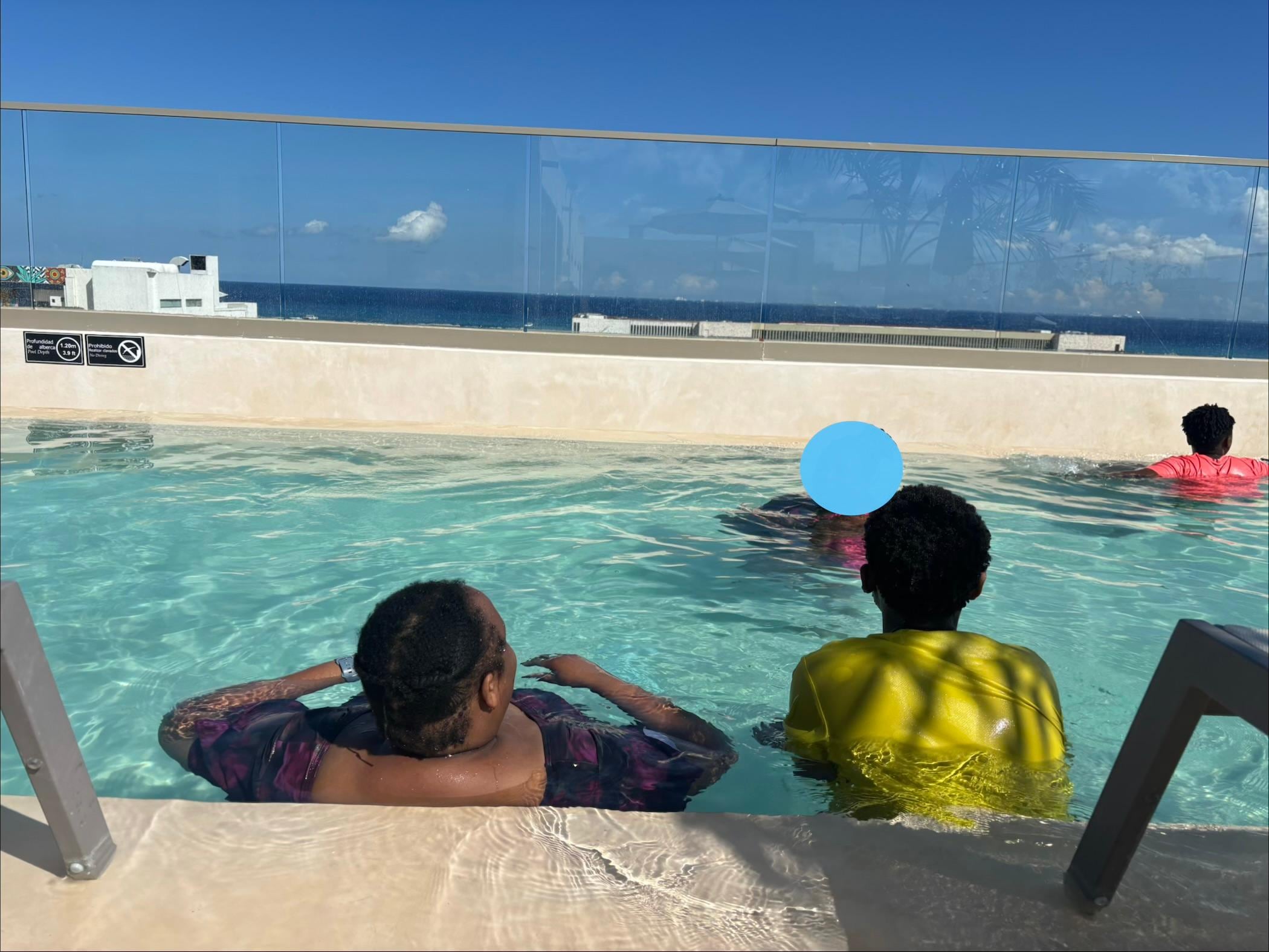 Day time at the pool