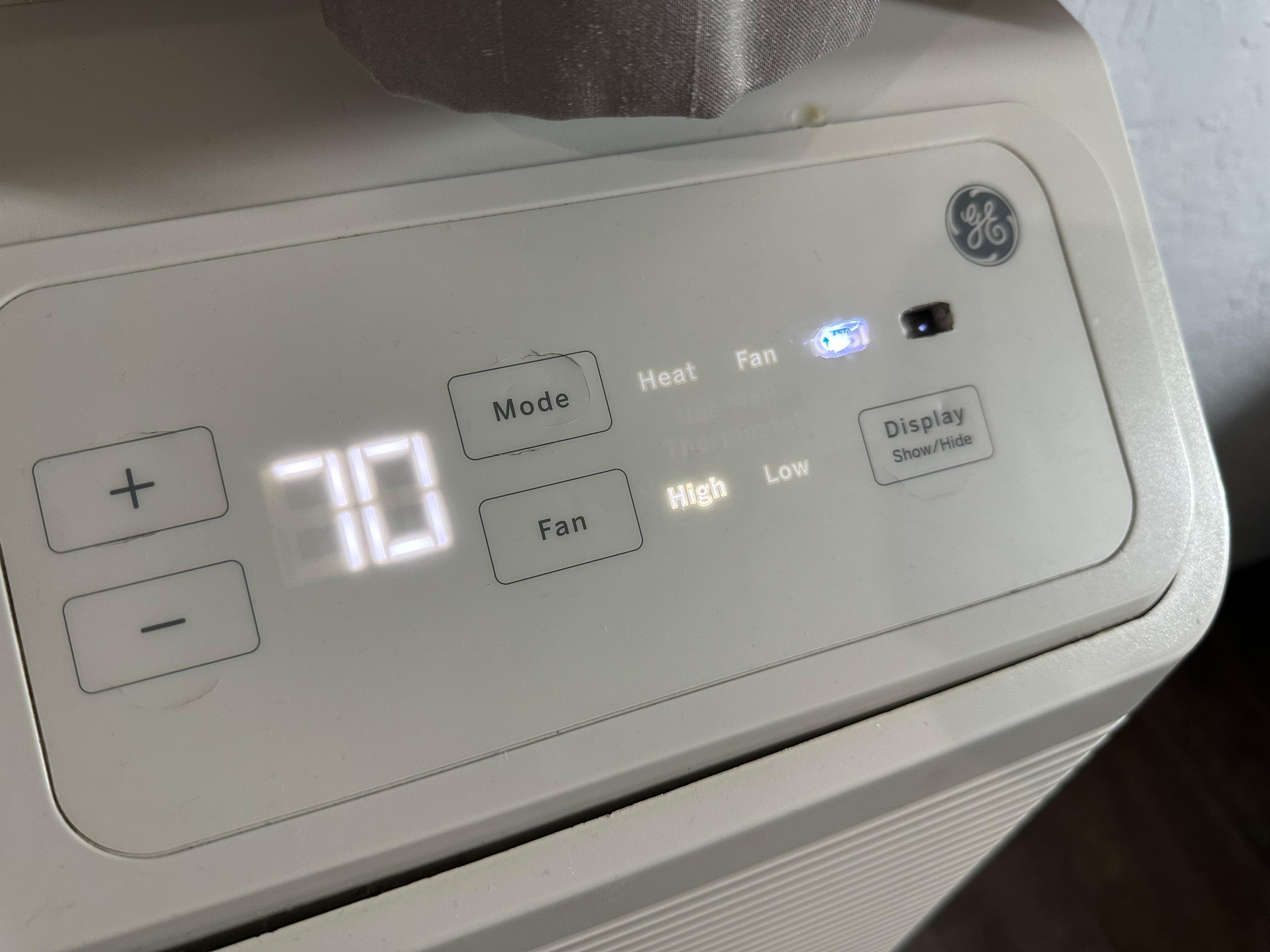 Two buttons on the AC were broken, but still fully functional. 