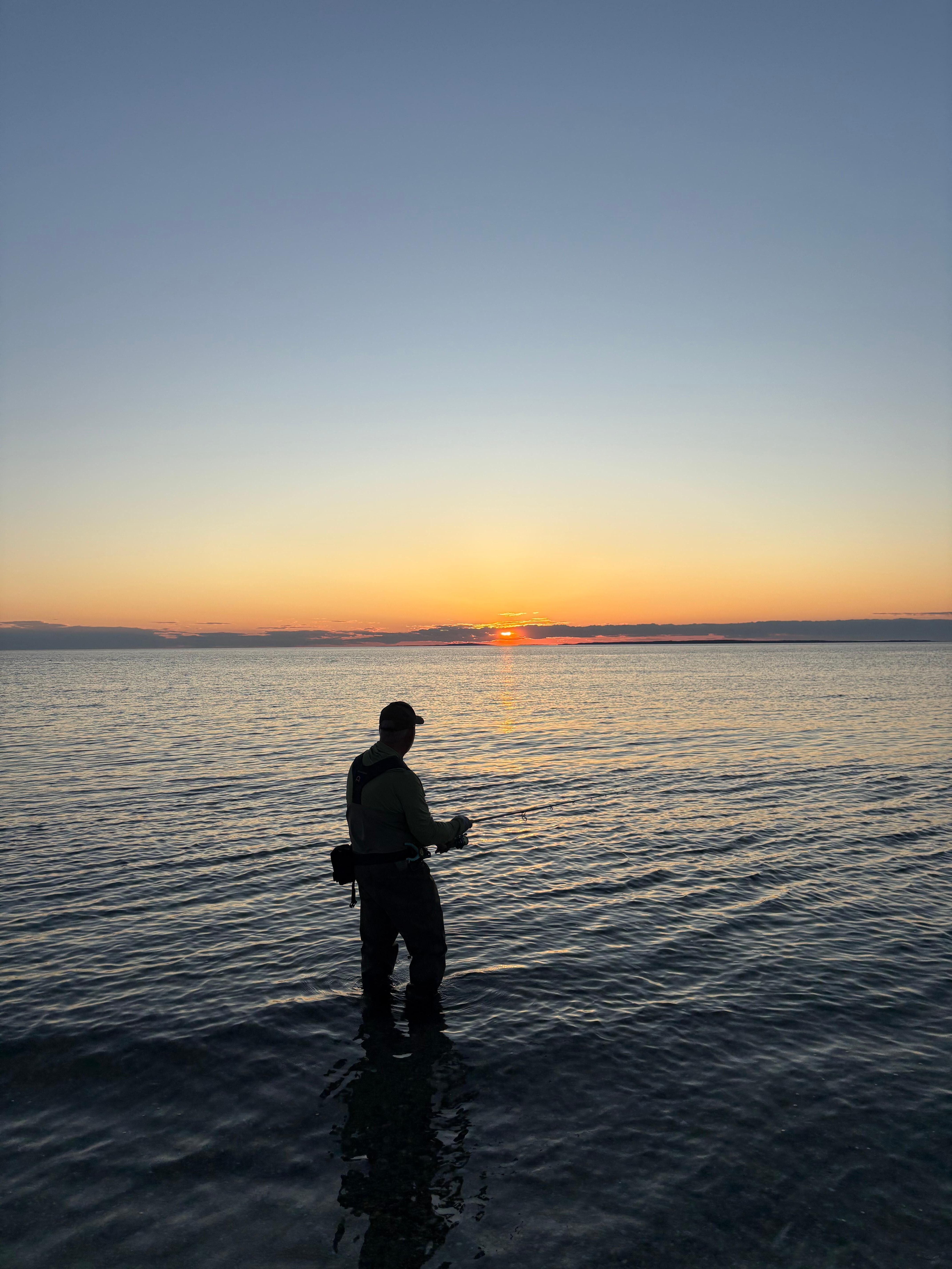 Sunset fishing