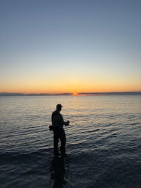 Sunset fishing