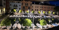 The harbor at night