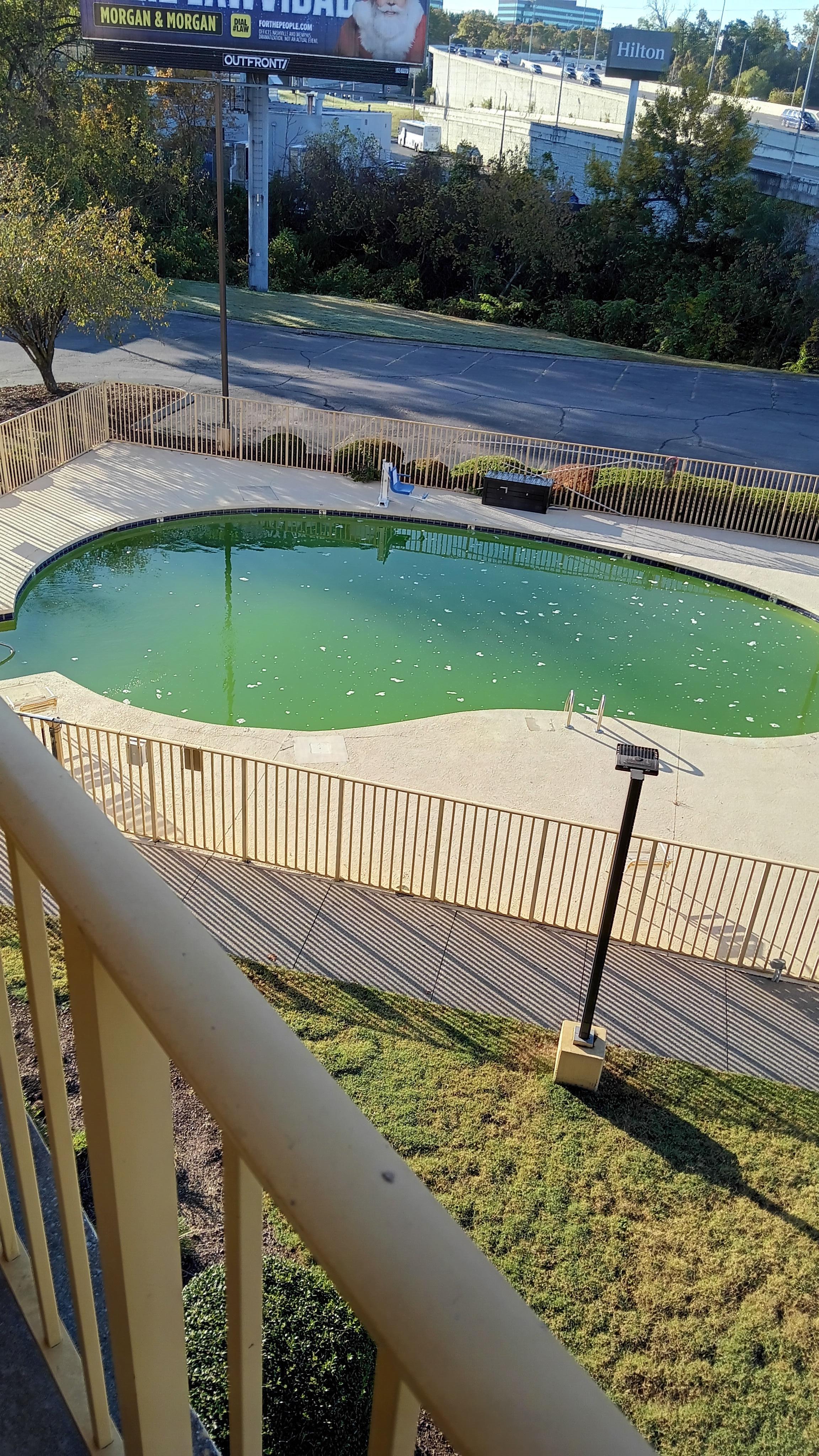 This is the pool at the La Quinta In, stayed at.