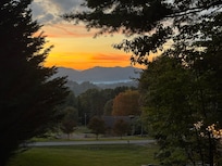 The most beautiful September sunsets viewed from the front porch!