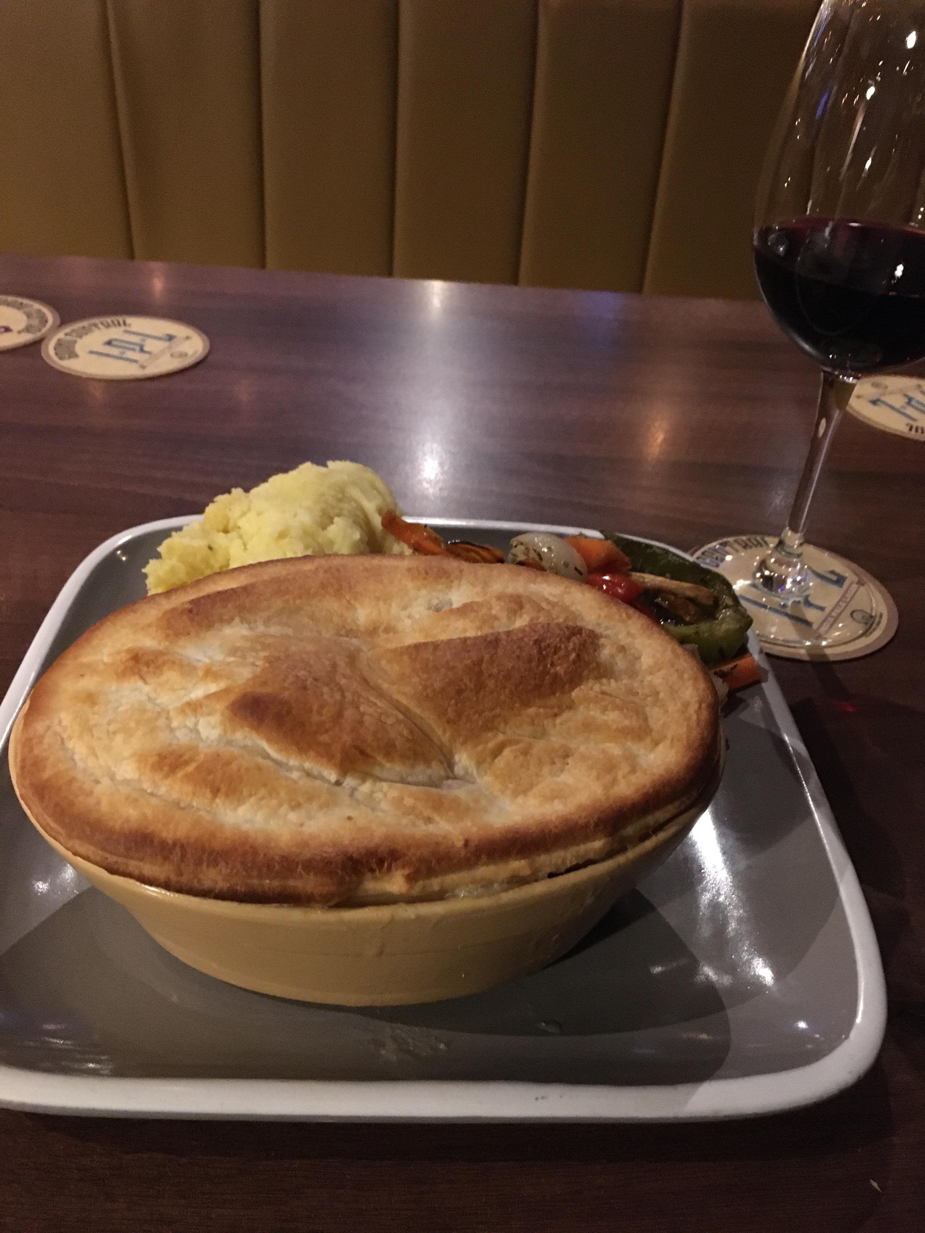 Highly recommend the chicken and leek pie 