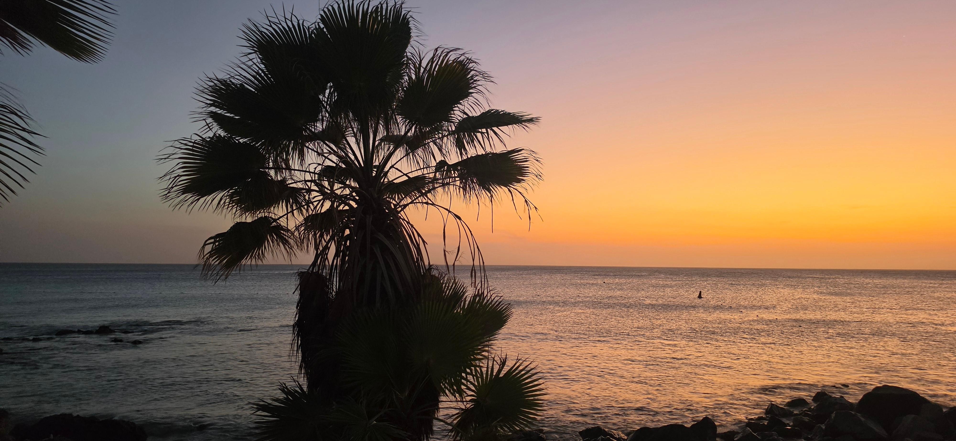 Beautiful sunset on Boca Catalina 