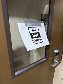 Ice machine out of order