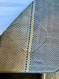 Stained bedding