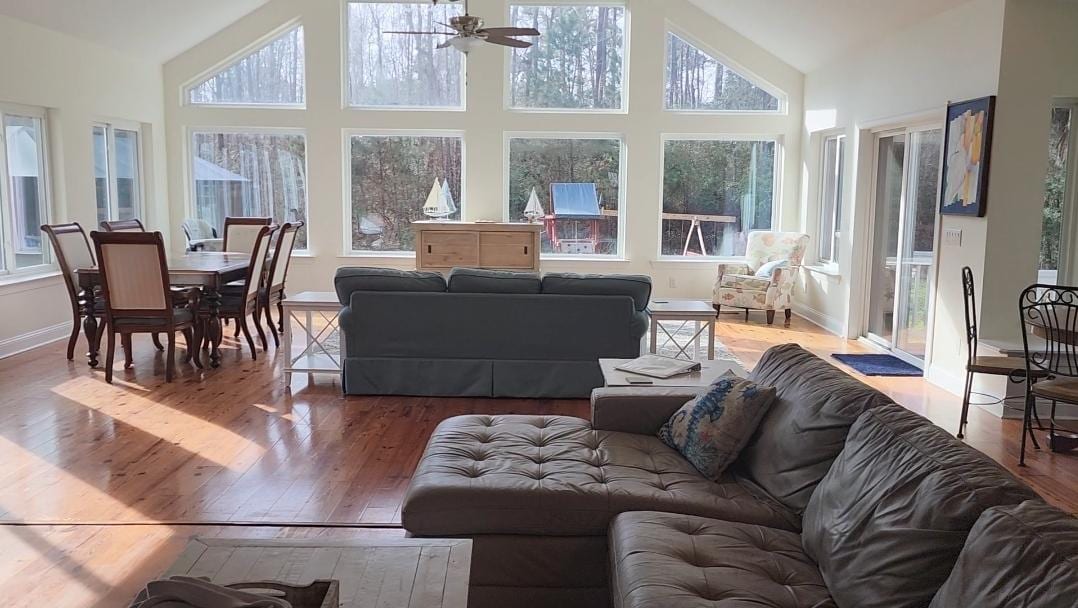 Open concept made gathering with family easy! 