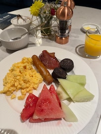 Breakfast at hotel