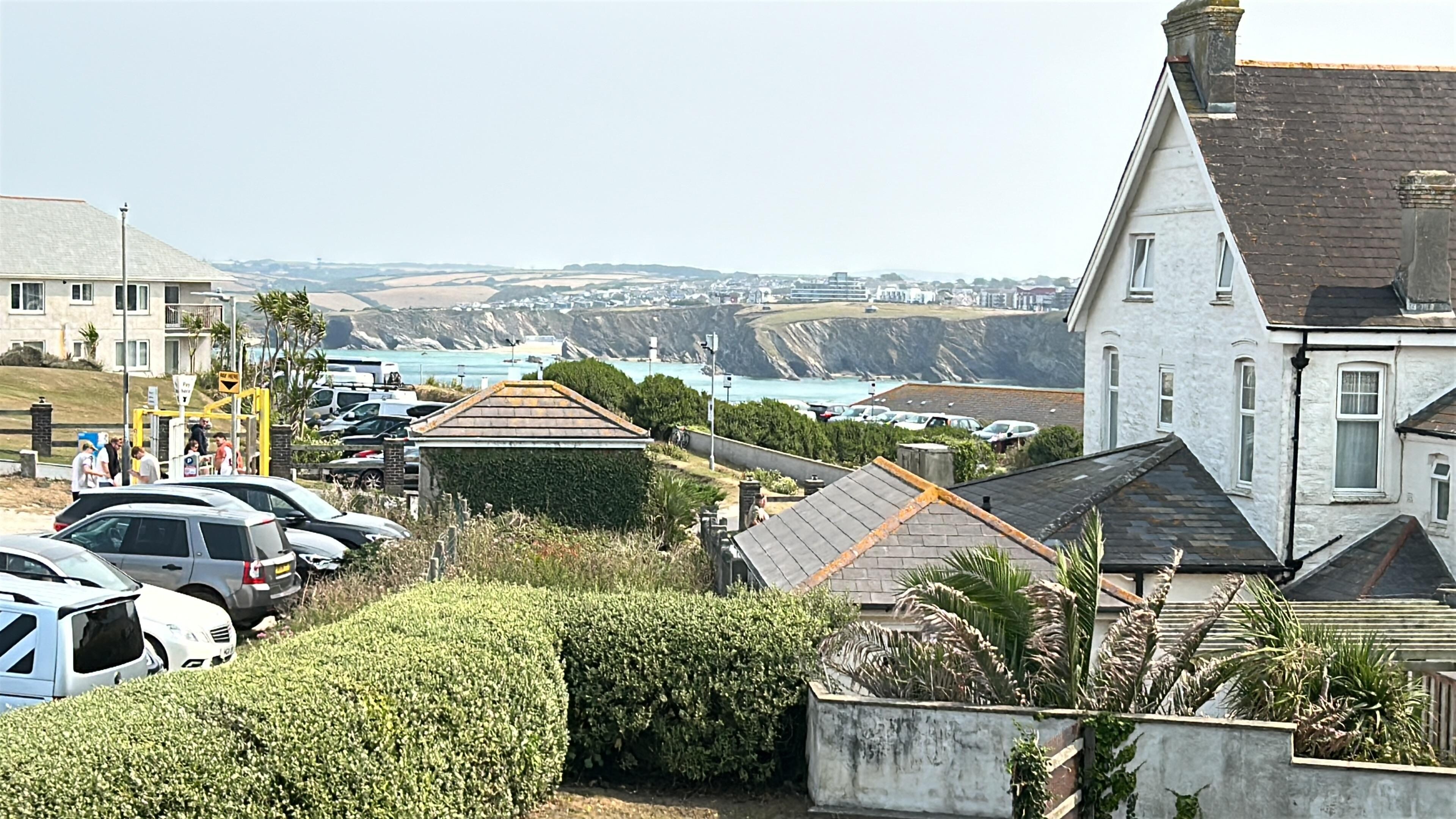 The view from the balcony