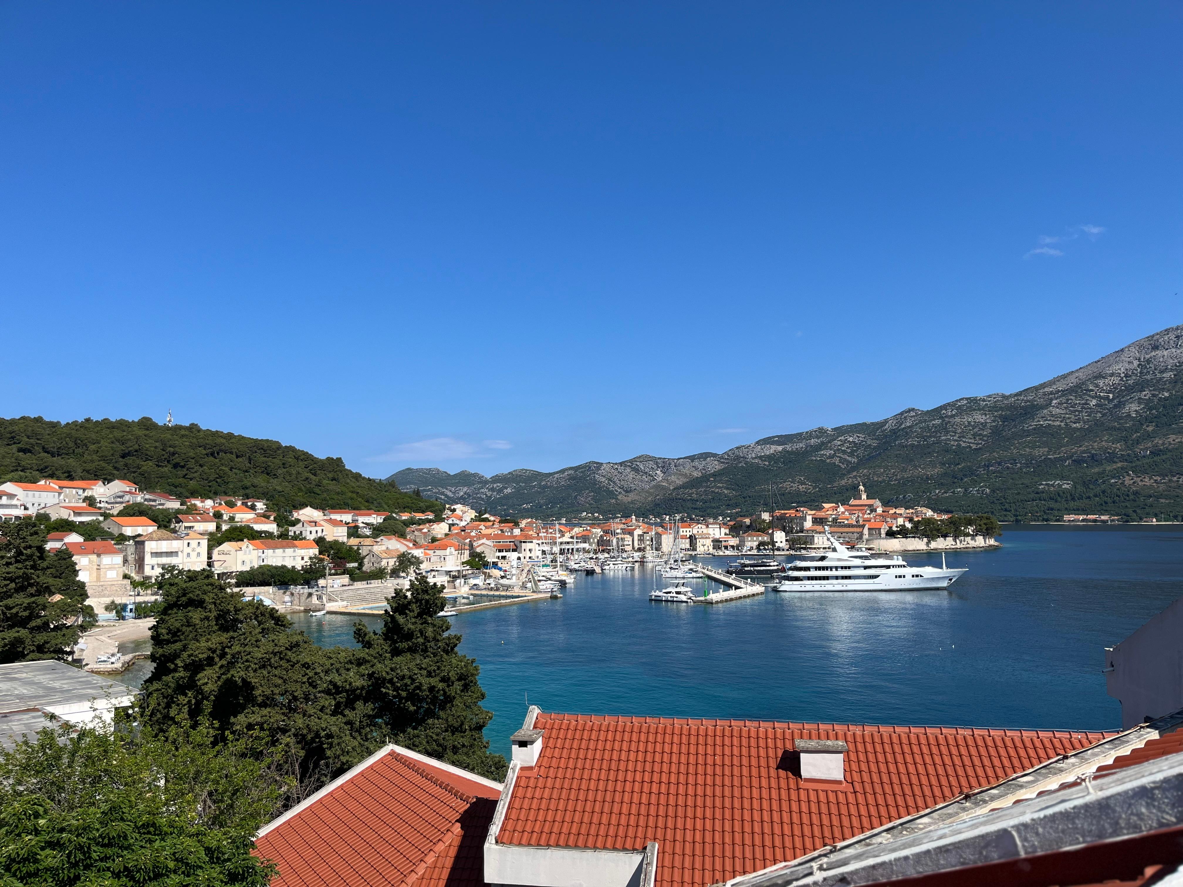 View from our room of old town