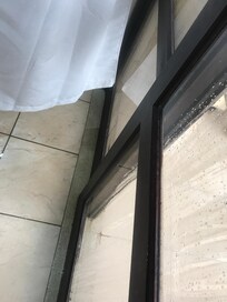 Leaking bedroom door