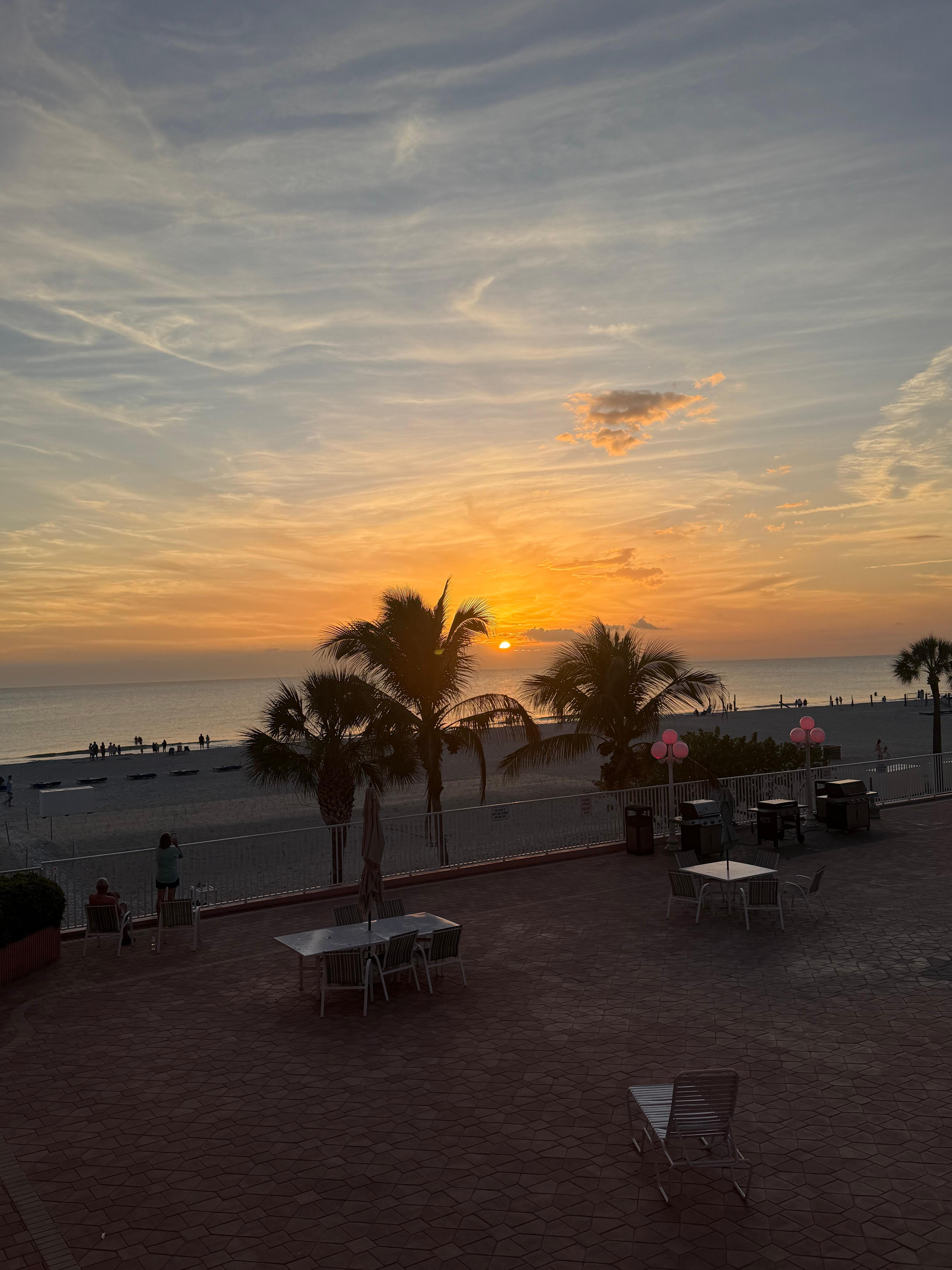 View from the balcony 