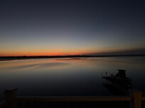 Just before sunrise.